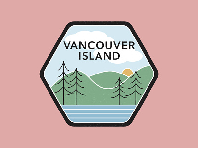 Vancouver Island Sticker design illustration sticker vector