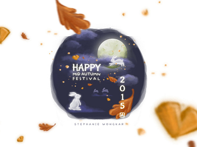 Happy Mid-Autumn Festival 2015 Illustration art illustration photoshop brush