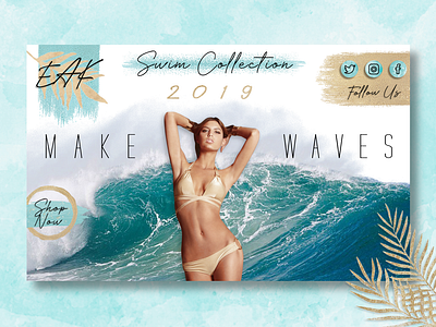 EAK Swim Collection Landing Page