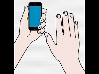 iOS Demo Tutorial gesture hands iphone