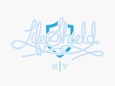 Lifeshield Shirt directv lettering lifeshield script shield shirt tri oatmeal