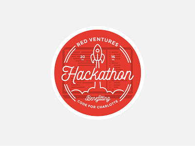 2016 RV Hackathon Sticker charity code hack hackathon sticker sticker mule