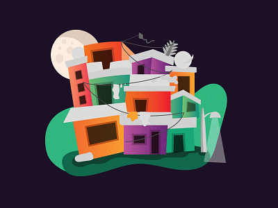 Favela design illustration ilustrace ilustracion ilustrator ilustração