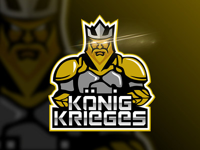 KONIG KRIEGES design art esportlogo logo mobile games