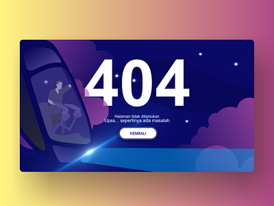 Web Design 404 design illustration inspirations typography ui web