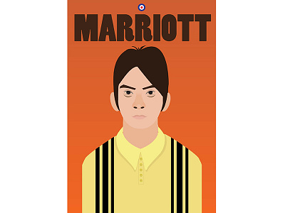 Steve Marriott illustrator mod music small faces steve marriot vector