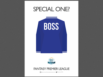 Fantasy League - Special One color flat football illustration illustrator sports vector