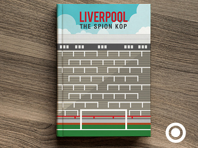 Liverpool FC - Spion Kop anfield book flat football illustrator liverpool soccer terrace vector