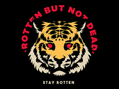 Rotten but not dead. adobe illustrator design graphic design illustration illustrator tiger vector vector art vector illustration vectorart wacom