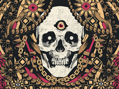 Asthenia design graphic design illustration poster art poster design skull art