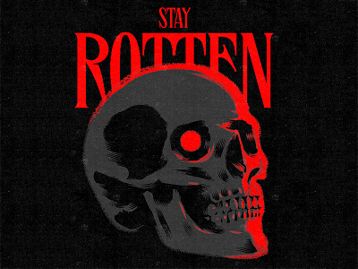 Rotten graphic design illustration illustrator poster design