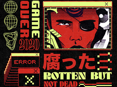 サイバーパンク aesthetic cyberpunk graphic design illustration