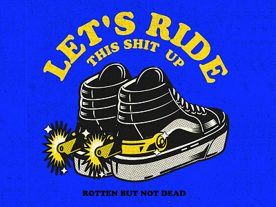 Let's Ride! aesthetic graphic design illustration poster design