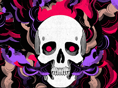 g o r e aesthetic cover design graphic design illustration illustrator poster art skull vinyl cover vinyl record