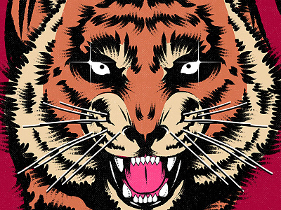 TGR book cartoon character cover design graphic design illustration music tiger vector vinyl vinyl cover