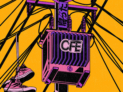 The end is here aesthetic book cover cyberpunk design graphic design illustration lofi music vector vinyl
