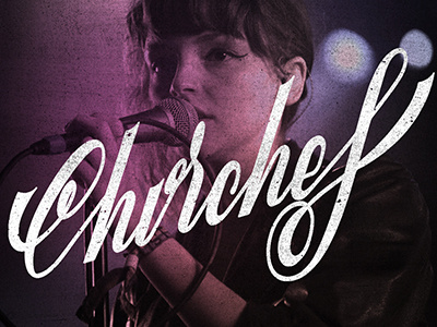 Lauren Mayberry chvrches lettering type typography