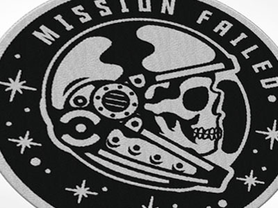 Mission Failed Patch design horror illustration movie patch