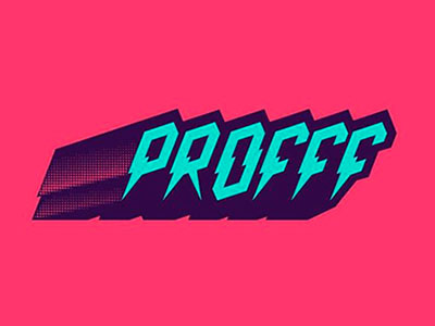 Profff Logo band graphic design illustration logo music rap type typography