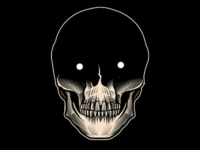 Black Magic cartoon character culture design gore illustration pop skull vector