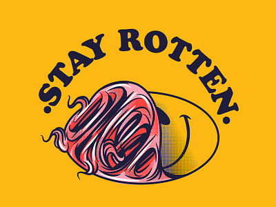 Stay Rotten. cartoon character design digital gore graphic design illustration illustrator pop stay rotten vector vector art