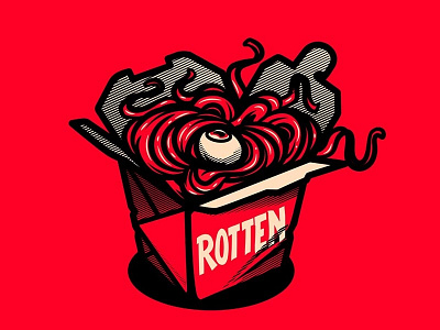 Stay Rotten Sticker cartoon character design digital draw gore graphic design illustration illustration digital illustrator pop stay rotten texture vector vector art