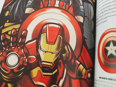 Avengers Magazine Illustration