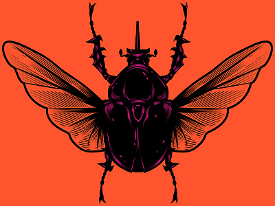 Beetle adobe adobe illustrator beetle cartoon character design digital draw graphic design illustration illustration digital illustrator stay rotten texture typography vector vector art vintage