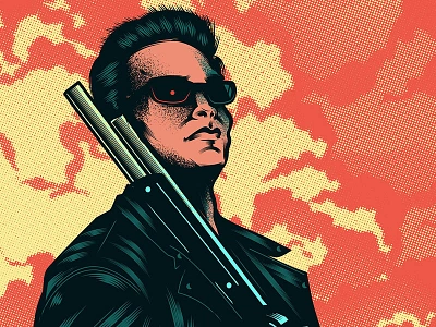 Terminator adobe adobe illustrator character culture design digital draw graphic design illustration illustration digital illustrator pop stay rotten texture vector vector art vector artwork vector illustration vectorart wacom cintiq