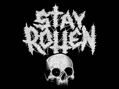 Stay Rotten ai cartoon character design graphic design illustration illustration digital illustrator logo logodesign logotype skull skulls stay rotten vector wacom wacom intuos