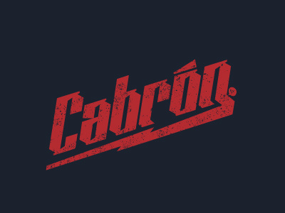 Cabron design illustration typography