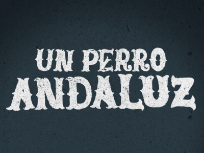"Andaluz" Title design typography