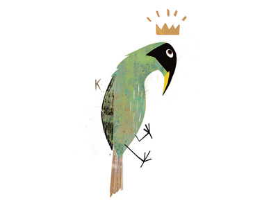 Green Honeycreeper birds books character design illustration kenard pak picture