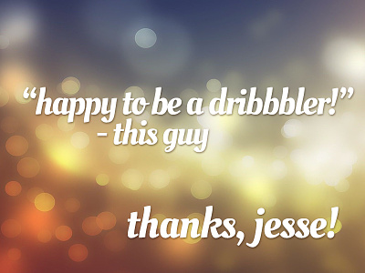 Thanks Jesse
