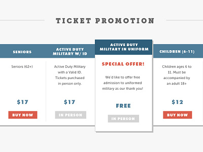 Ticket Promotion