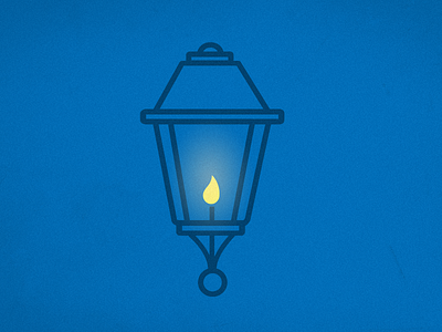 Simple Lantern adobe flame gas lantern glow grain illustrator lantern stroke texture vector