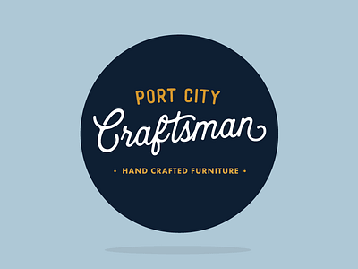 Port City Craftsman Label by Sticker Mule