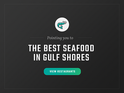 Get Ya Seafood adobe block font call to action gradient illustrator outline photoshop shrimp