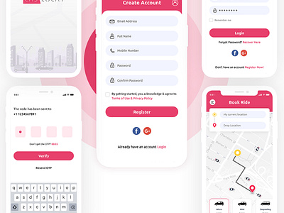 Taxi App Concept