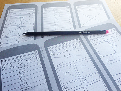 Sketches design dribbble sketching wire frames