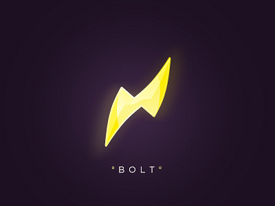 Bolt bolt branding identity logo yellow