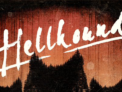 Hellhound art digital art digital illustration graphic design hellhound illustration poster sf olympians texture