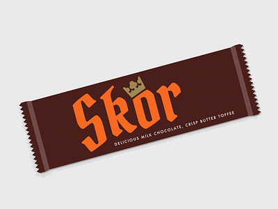 Skor! candy bar design graphic design illustration weekly warm up