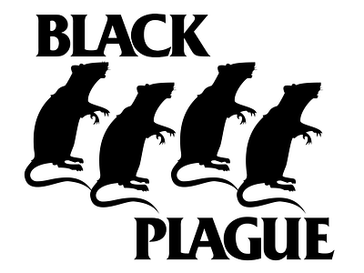 Black Plague art black flag digital art graphic design illustration parody