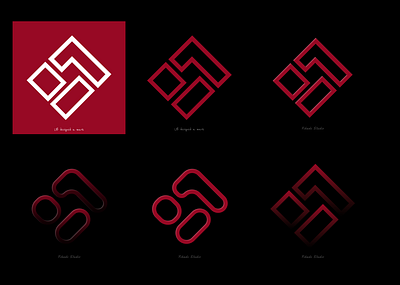 LB logo transition design figma gradient logo logo design