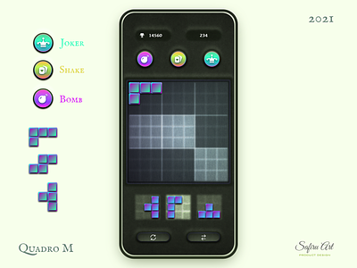 QuadroM Game app app design design game game design mobile app mobile app design mobile design mobile ui ui design ux design