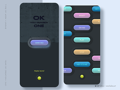 Button Game app design button game game design mobile app mobile design play ui design ux design
