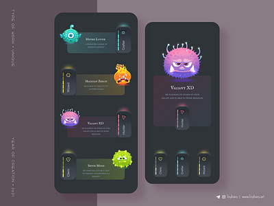 The best monsters adobe xd app app design button button design game game design mobile app mobile app design mobile design mobile ui mosters ui design ux design