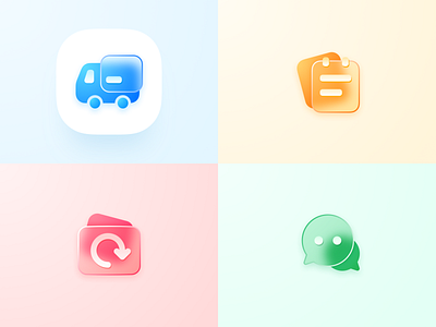 A set of icons
