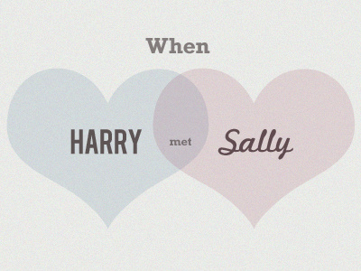 When Harry Met Sally heart love move rebound